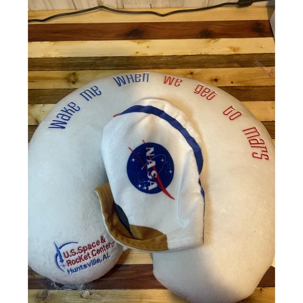 Nasa Astronaut Snuggle Pillow/Hoodie Us Space Center